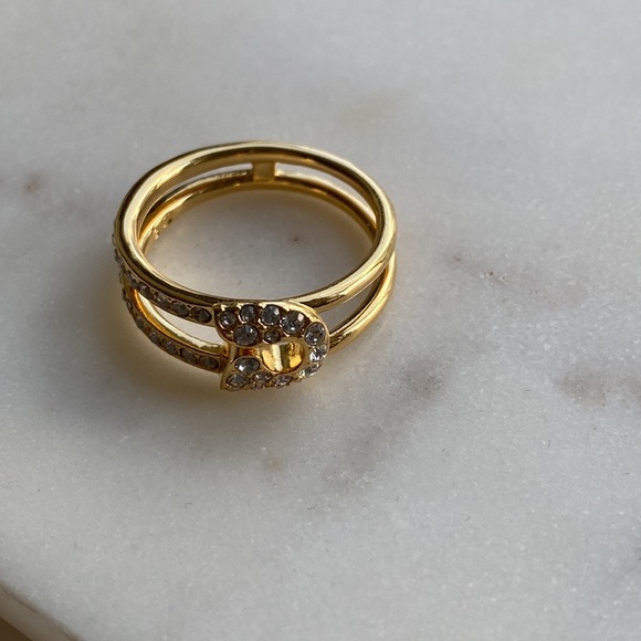 Swarovski Safety Pin ring - Picture 2 of 5